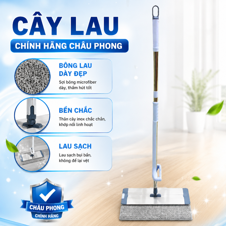 CÂY LAU NHÀ TỰ VẮT CAO CẤP BẢN LAU LỚN CHỔI LAU NHÀ THÔNG MINH SIÊU SẠCH