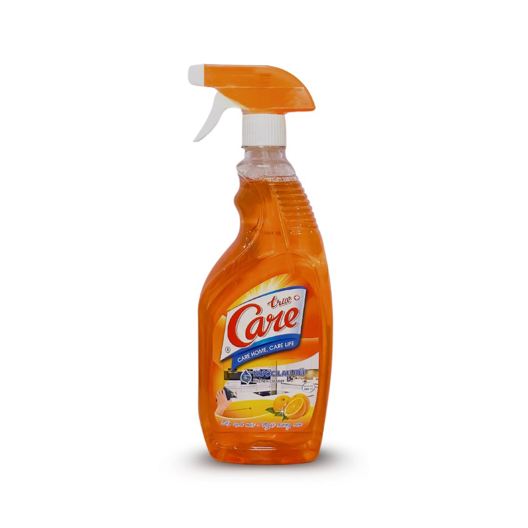 NƯỚC LAU BẾP TRUECARE HƯƠNG CAM 580ML
